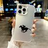 Color Phone Case For iPhone 17 16E 16 11 15 14 Pro MAX 12 13 MINI 7 8 Plus XR SE Silver Plated IMD Cover Protection Horse Art