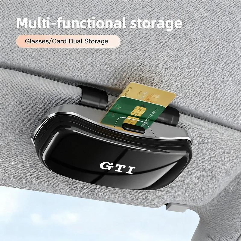 Car Glasses Box Shockproof Protective Sunglasses Storage Shell For VW GTI Polo Golf Passat Tiguan Arteon Touareg CC Taigo Caddy Zl0