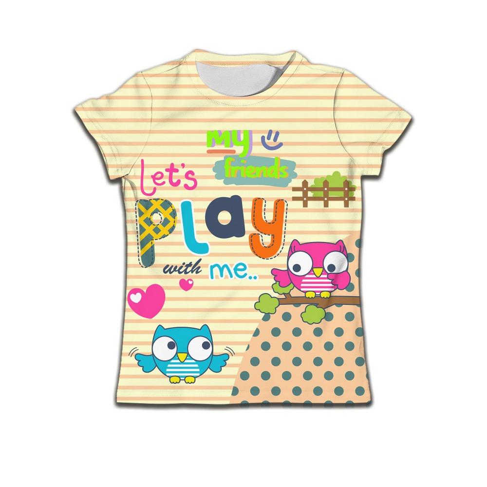 Boys and children's short sleeved T-shirt, girls' dinosaur paradise pattern shirt, girls' project cartoon blue baby boy clothing