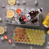 Chang Baosen Soft-Bottom Honeycomb Ice Cube Tray with Storage Set