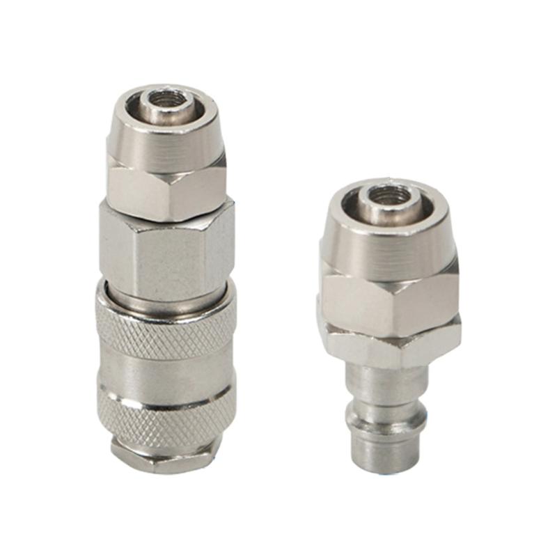 Pneumatic Air Hose Quick Release Air Coupling Tube Fitting Connector Coupler Compressor Accessories Easy to Install