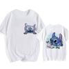 Hip Hop Shirt EU Size Unisex Disney Lilo Stitch Cartoon T Shirt Stitch Cute Unisexga Tshirt Yk Graphic Tshirt Top Tees Clothes