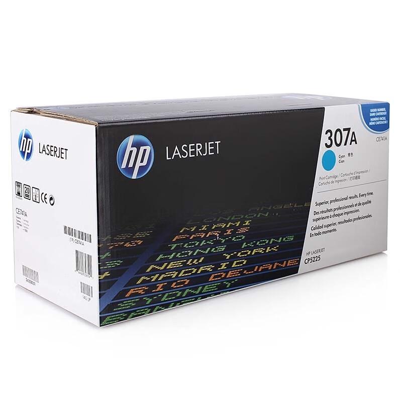 HP CE741A 307A Original Cyan Toner Cartridge