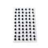 1Sheet 3D Dolls Activity Eyes Black&White Kids Stuffed Animals Plush Eyes Wiggling Moving Eyes