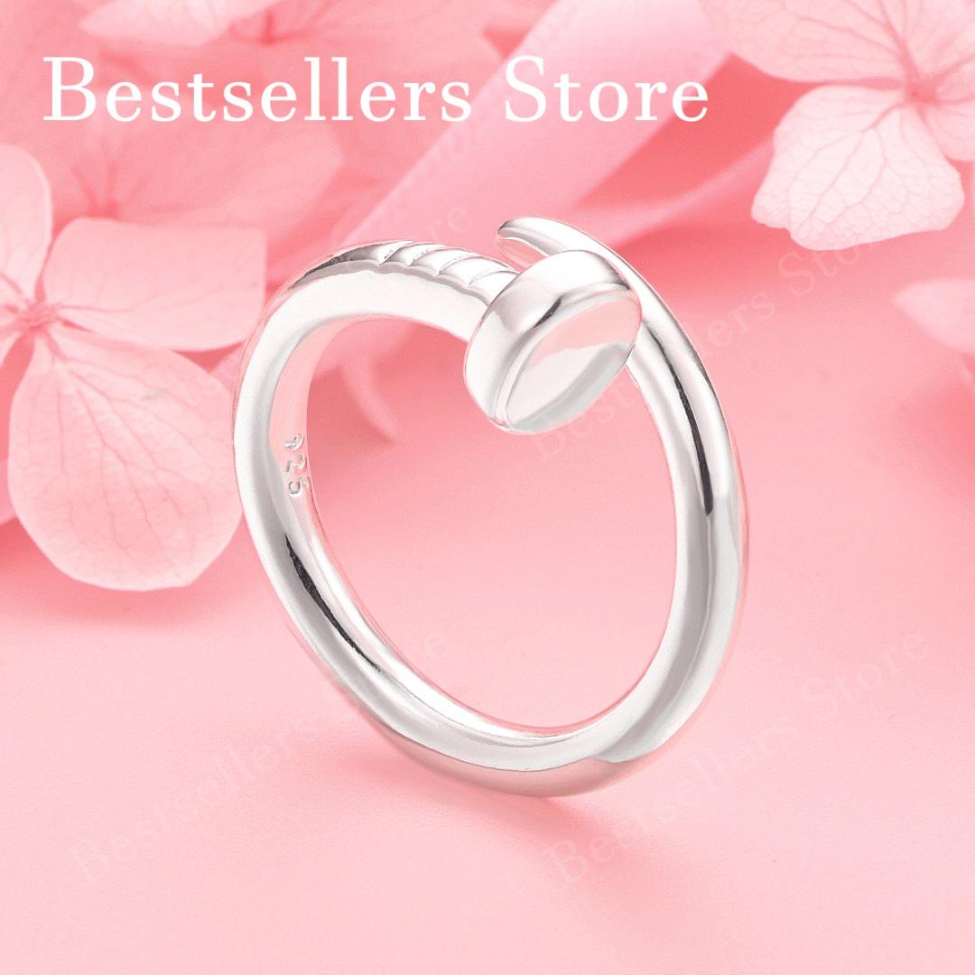 

1 piece of 925 silver delicate water droplet ring with an opening, fashionable ladies charm jewelry accessory gift resizable