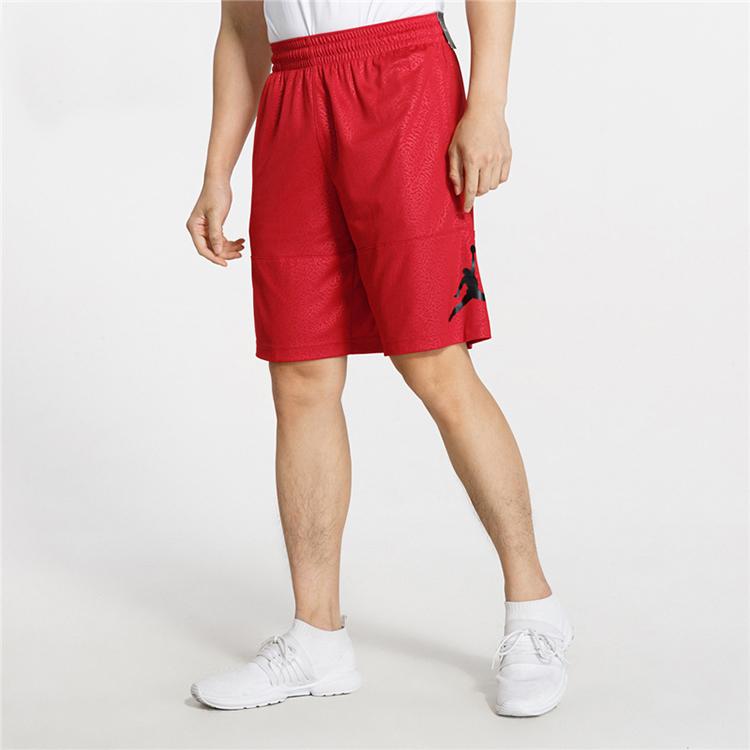 Jordan Burst Pattern Breathable Quick-Dry Basketball Shorts Men Bottoms Red CI0069-687