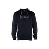 Embroidered Logo Hooded Long Sleeve Sweatshirt Men Sweatshirt Black 111753-0A571-00020