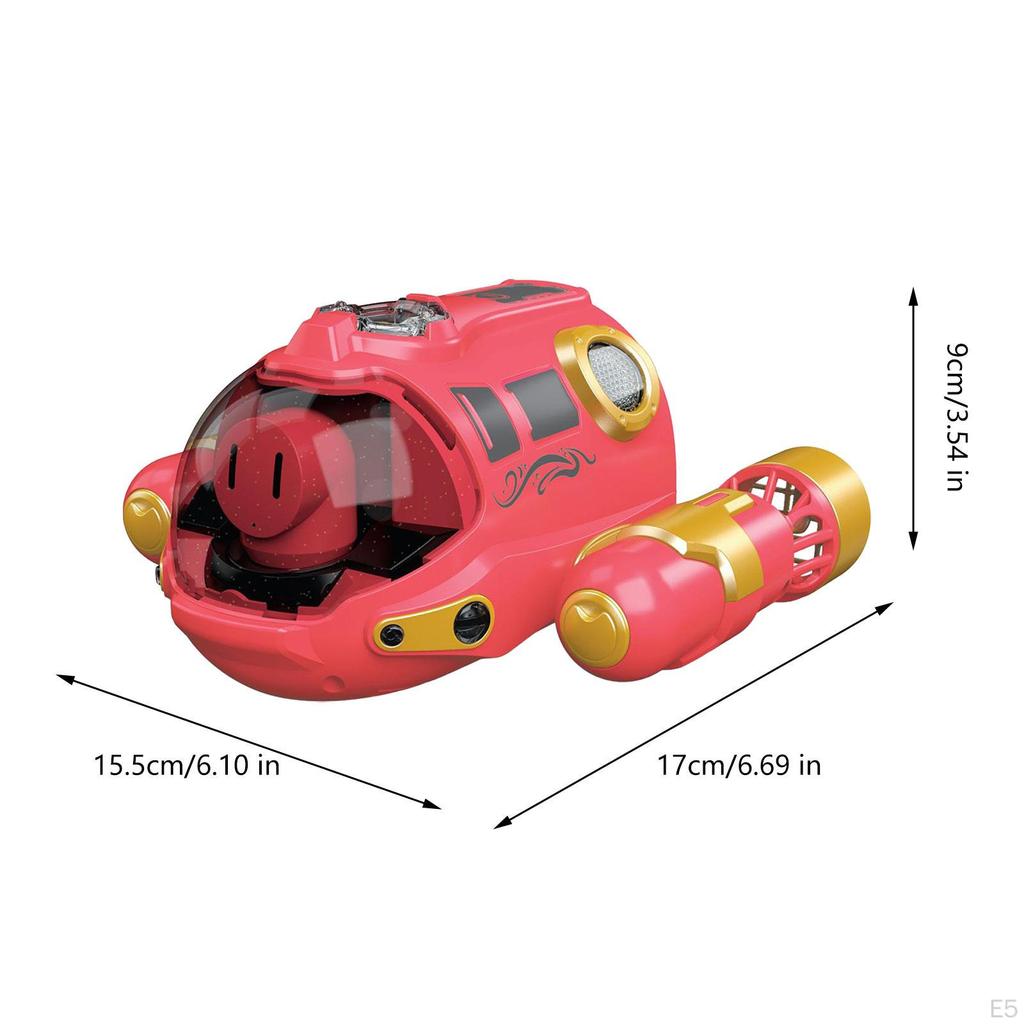 RC Boat Swimming Pool Toys Remote Control Motorboat for Bathroom Ponds Pools