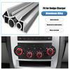 Klimaanlagenschalter Zierring Knopf Dekoration Abdeckung Für Dodge Charger Für Chrysler 300C Für Jeep Grand Cherokee Zubehör