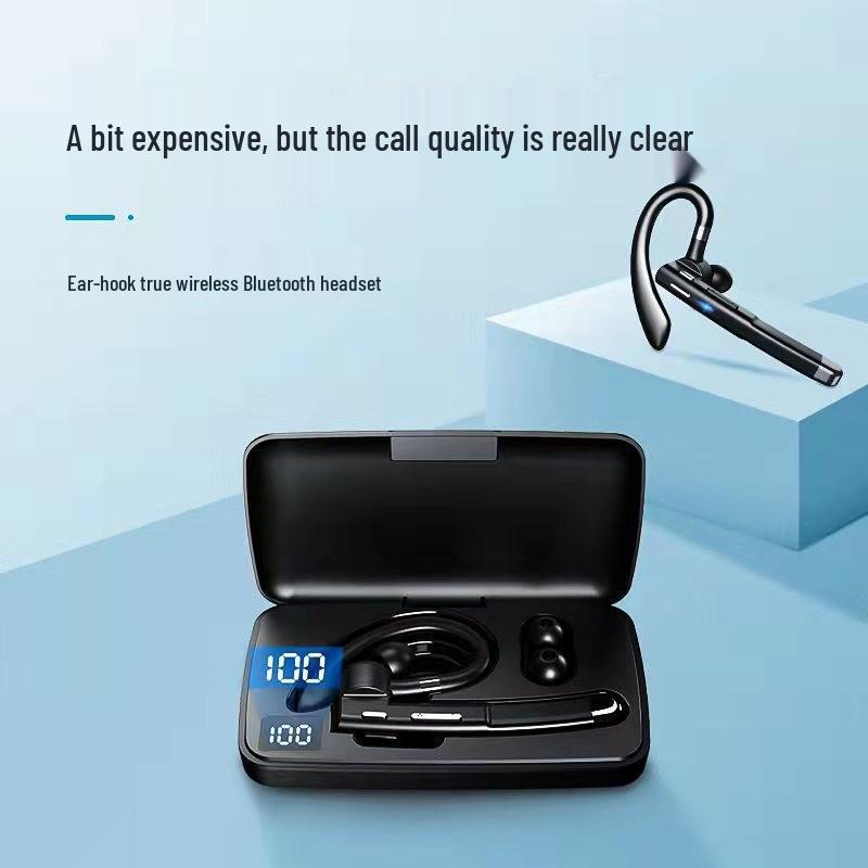 YYK-520 Bluetooth Business Headset: Single-Ear, Over-Ear Design with 5.4 HD Call, Noise Reduction & Extended Battery Life