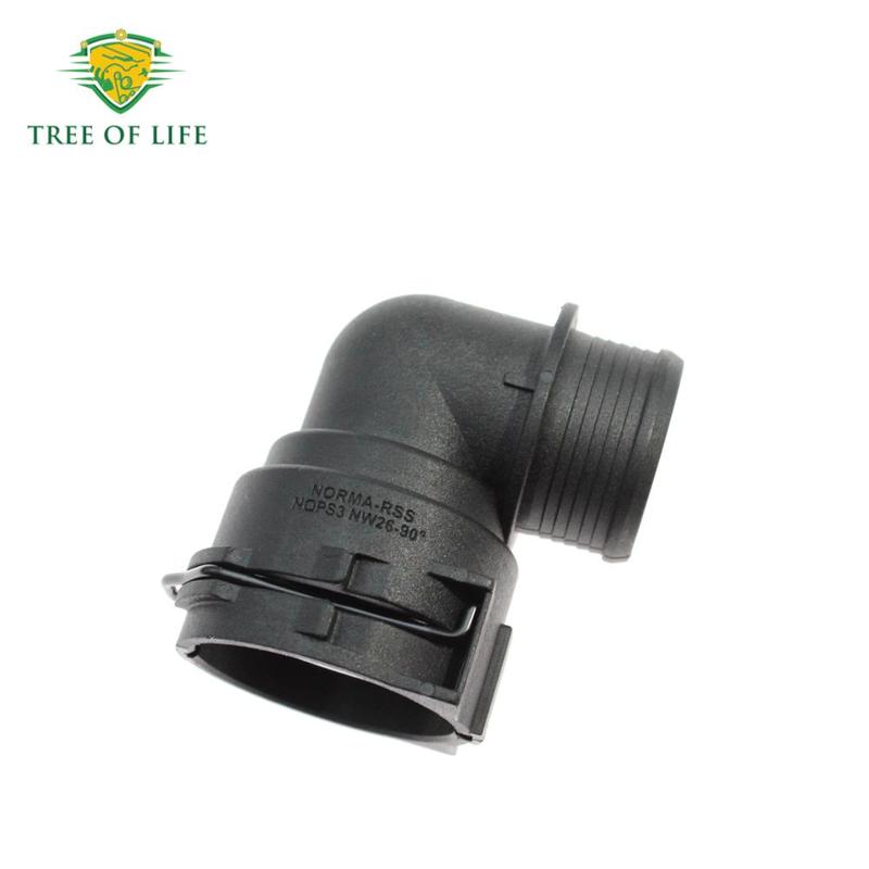 1/2PCS Engine Coolant Hose Connector Flange For FOR NORMA PS3 Quick Connector 90° NW26 0702 7011 026 0702 8011 026 07026011026