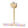 Interactively Parrots Swing Toy Cotton Rope Perches Training Bird Balance Toy For Cage Climbing Exercise Training