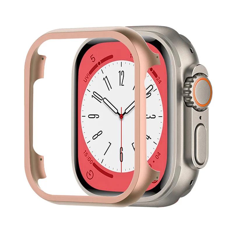 Aluminum Alloy Case For Apple Watch Series Ultra3/2 49mm 9 8 7 45mm 41mm Protective Frame iWatch 6 5 4 3 SE 44mm 42mm 40mm Shell