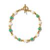Armo Pearl + Green Bracelet