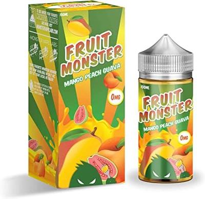 FRUIT MONSTER VAPE E-Cigarette Liquid by Monster Vape Labs: Mango Peach Guava (100ml)