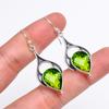 Peridot 925 Sterling Silver Earring V9679, Green Earring, Pear Earring, Valentin's Day Gift, Gift For Her, Birthday Gift, Handmade Jewelry, Silver Jew
