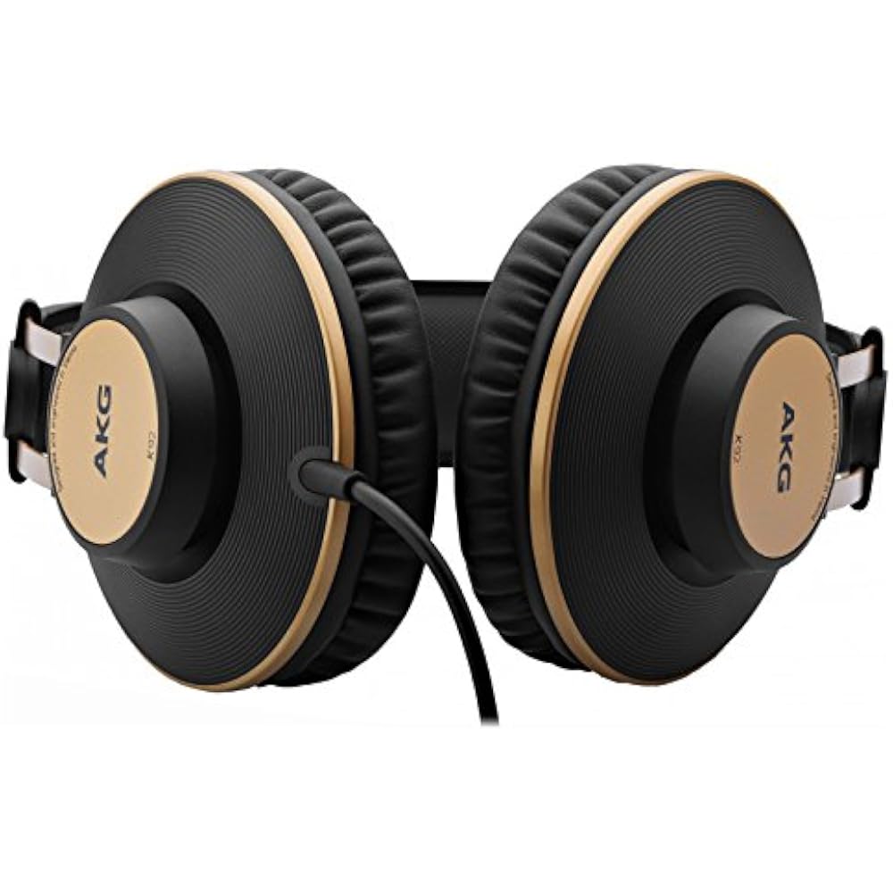 AKG K92 Circumaural Diadema Negro, Oro - Auriculares (Circumaural, Diadema, 3.5 Mm (1/8 “), Negro...