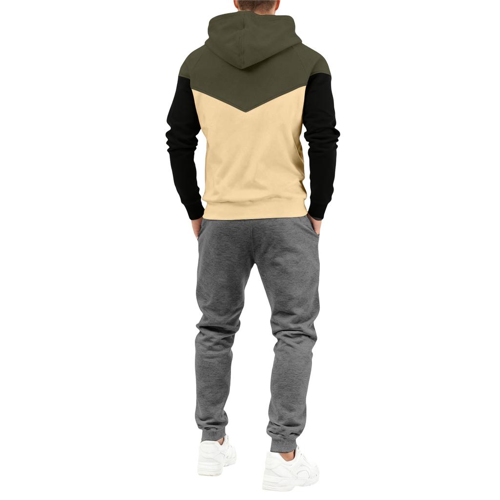 Herren Herbst/Winter Kapuzen-Sportset