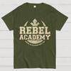 Rebel Academy Unisex 100% Cotton Summer Casual Cool Loose T-Shirt