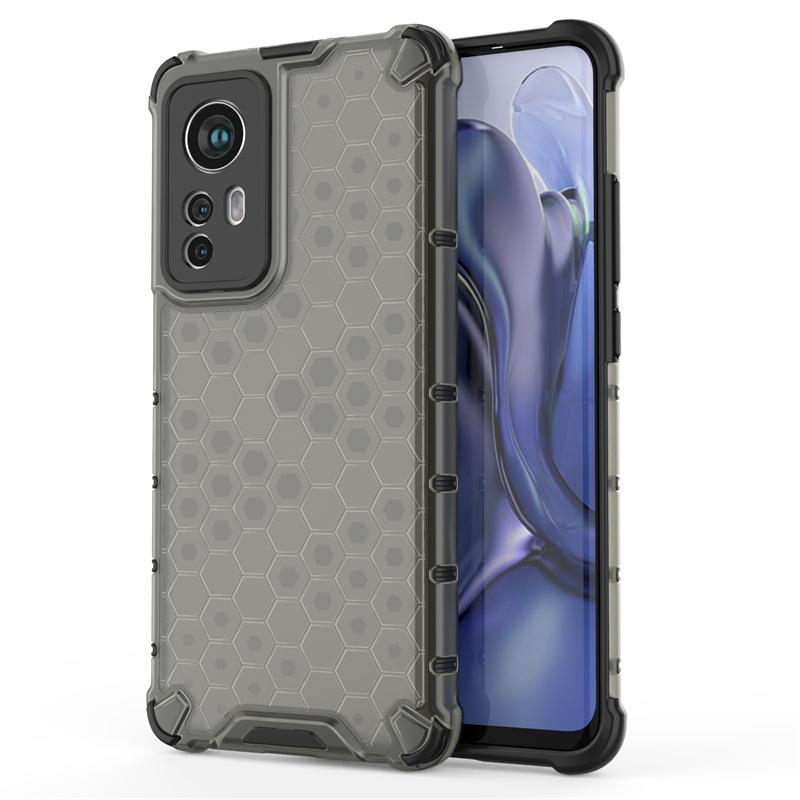 Shockproof Transparent Case For Xiaomi 12 Bumper Honeycomb Armor Case For Xiaomi 12 Case For Xiaomi 12 Lite 12X 12S 13 12T Pro