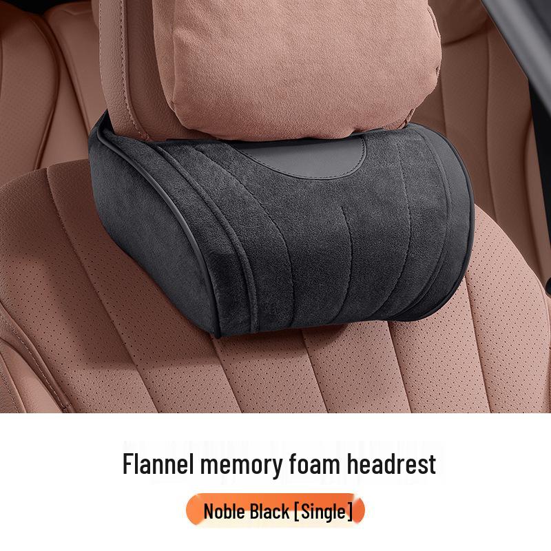 Car Seat Neck and Lumbar Support Pillow – Universal Flannel Cushion for All Seasons