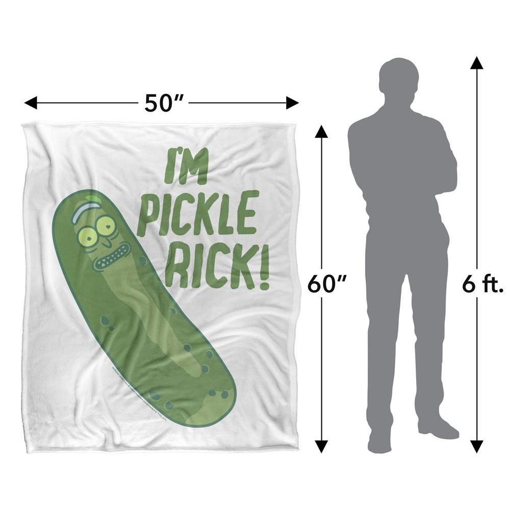 Rick And Morty Pickle Rick Blanket