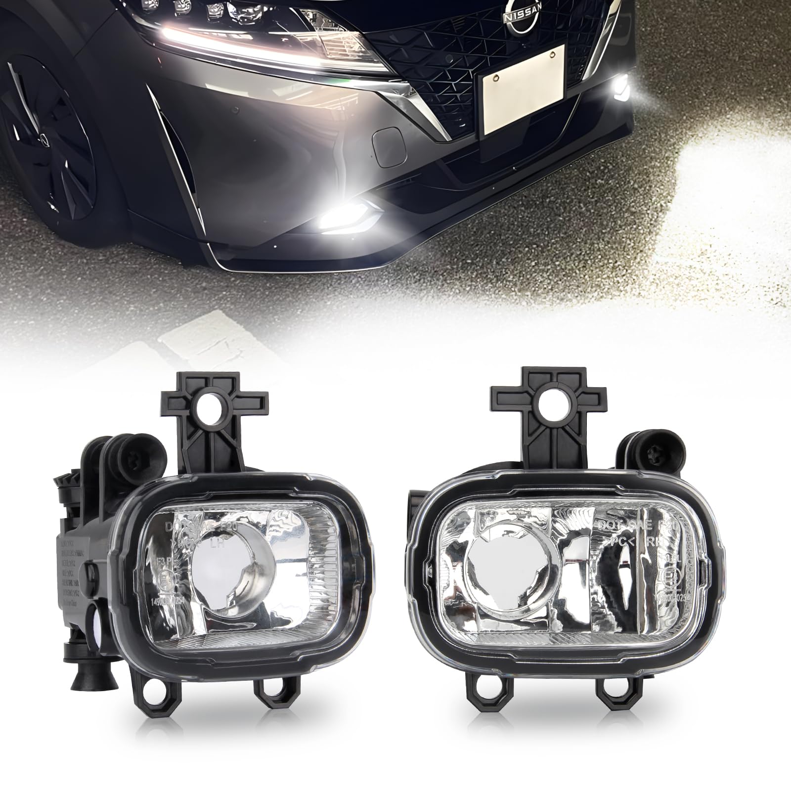 

Примечание/ Блок противотуманной фары специальной конструкции для блокнотов AUTECH E13 Kicks P15 X-Trail T33 Тепло For Nissan Note E13/Kicks чёрный