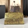Versatile High-End Glossy Snake Print Patchwork Crossbody and Shoulder Bag for Moms - 2025 Bestseller