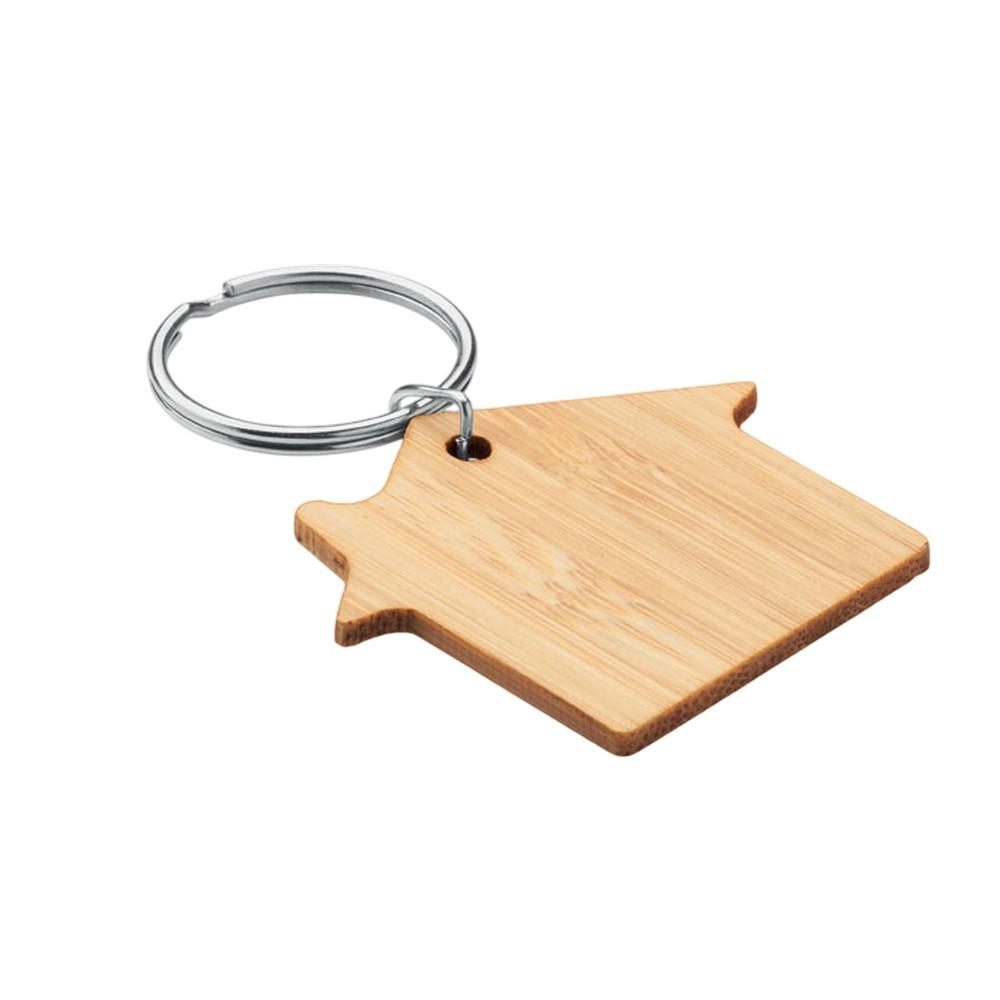 MidOcean HouseBoo House Bamboo Keyring