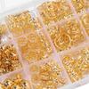 217Pcs Dread Locks Hollow Out Hair Ring Metal Cuff Clips Hair Braid Tubes  for Braids