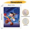 Disney Pinocchio oil painting art handmade diy painting home decoration gift