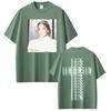 Singer Rosala LUX Album Touur 2026 Graprhic Tshirt Mens Women Oversized Short Sleeve Loose Tshirts Aesthetic Casual Tshirts