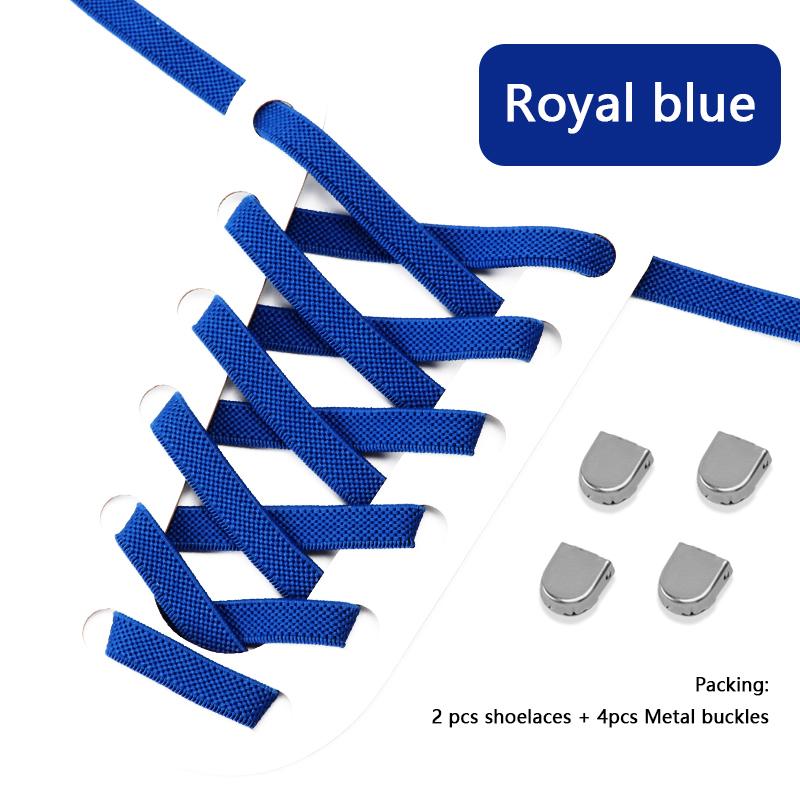 Elastic Laces Sneakers No Tie Shoe Laces 8MM Widened Flat Shoelaces Without Ties Kids Adult Sports Shoelace Shoes Accessories