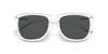 Emporio Armani Lens Width 0EA4255D Sunglasses, Unisex, Frame/shiny Crystal, Lens/dark Grey, 56mm,