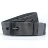 Versatile Simple Nylon Canvas Braided Belt Casual Luxury Design Weave Waist Band Pin Buckle Waistband For Man