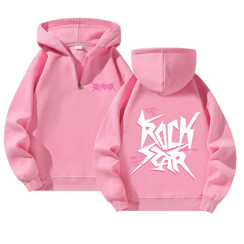 Reißverschluss-Hoodie für Männer und Frauen 1/4 Reißverschluss-Pullover Sweatshirt