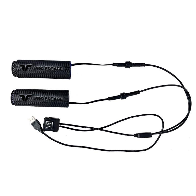 

Motorcycle Electric Vehicle Electric Heating Handle Cover Velcro Electric Heating Handle Cover Waterproof чёрный