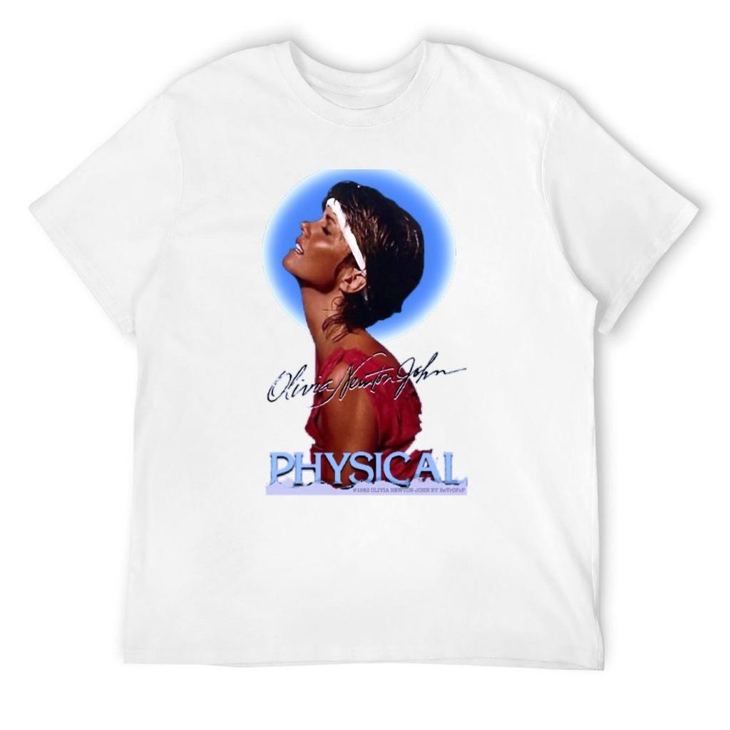 Olivia Newton-John - Physical- Xanadu - 80s - Grease T-Shirt Summer Tops for a Boy Fashion Shirts Anime Tshirt Men Workout Shirt