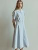 NONLOCAL Marine Collar Dress - Sky Blue