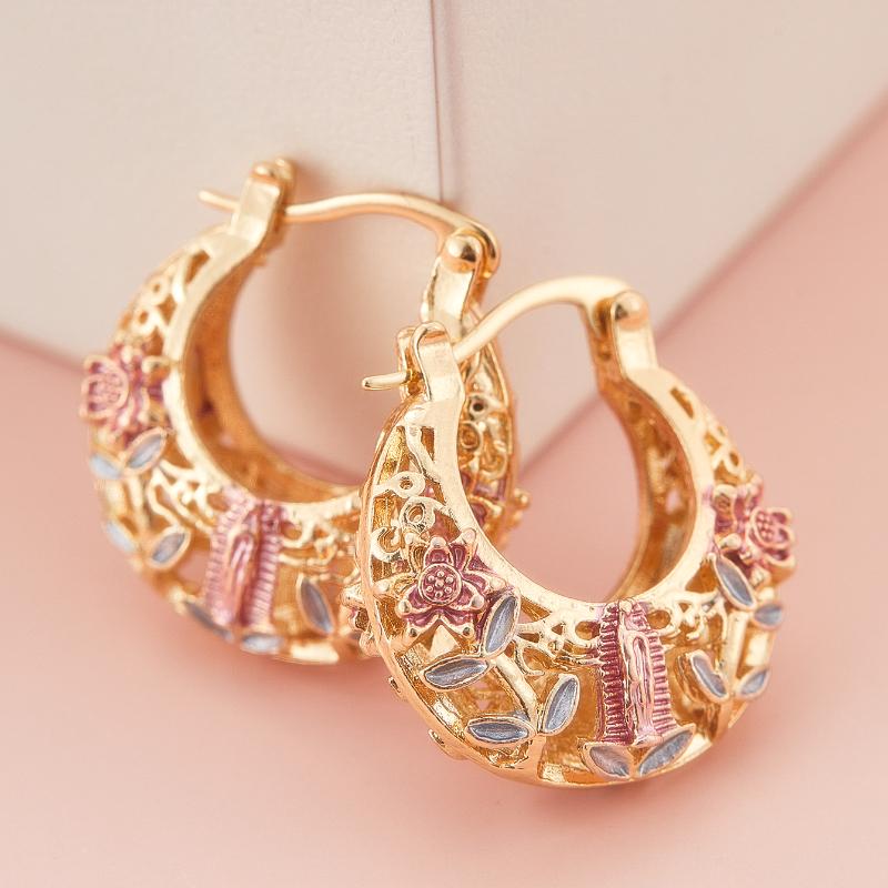 

Элегантные резные полые серьги-кольца Изысканные аксессуары для женщин Ювелирные изделия для праздника Свадьбы Ювелирный подарок Аксессуары