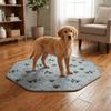 Anti Slip Dog Pee Pads Washable Puppy Training Pad Octagonal Dog Urine Pad  for Dog Cat