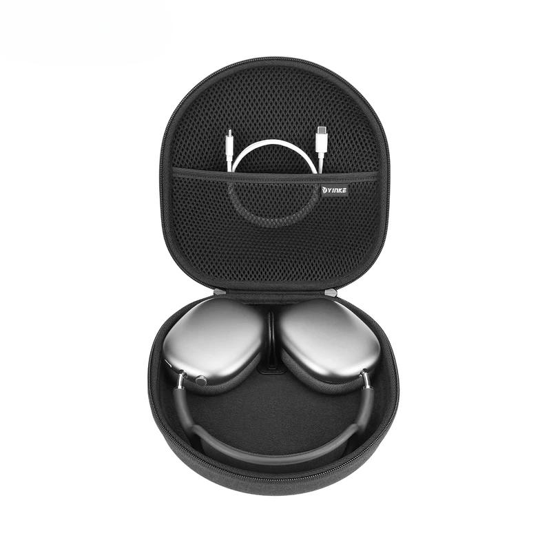 מארז חכם לאוזניות AirPods Max - תומך במצב שינה, מארז סיליקון קל משקל ונייד, תיק אחסון עמיד בפני זעזועים לנסיעות