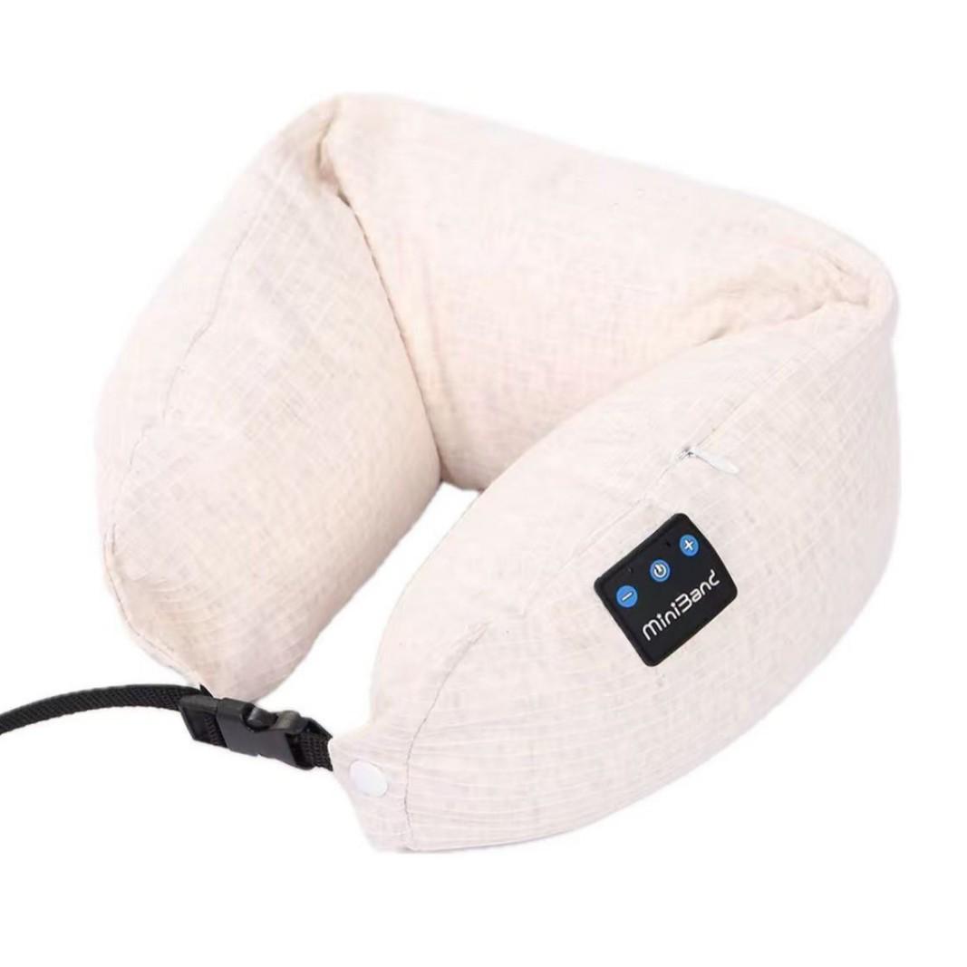 

Bluetooth 3D Stereo Music U-Shaped Travel Pillow 70*14*7 cm