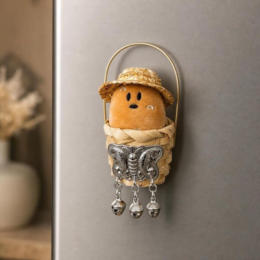 Handmade Potato Doll Refrigerator Magnets Soft Mini Fridge Sticker Magnetic Sticker Office