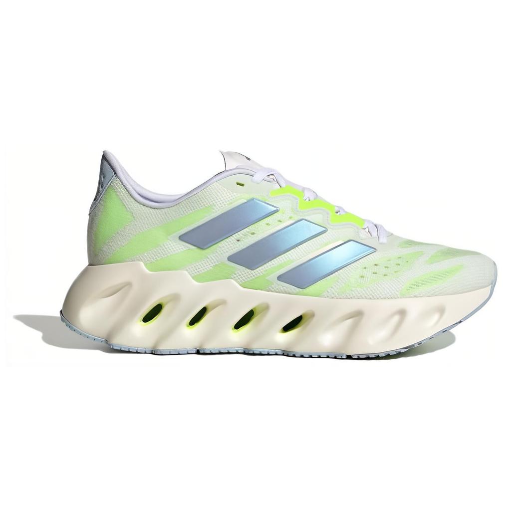 New Adidas Switch Fwd Running Shoes 'Cloud White Silver Violet Lucid Lemon' Women's FZ5685