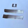 For Jeep Grand Cherokee 2024 2025 Stainless Steel Rear Bumper rear Door Inner Tail Prevent Scuff Plate Sill Guard Cover Trim