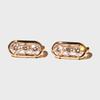 -_[Celebrity Worn] [14K Gold] Emma Oval Cubic Earrings