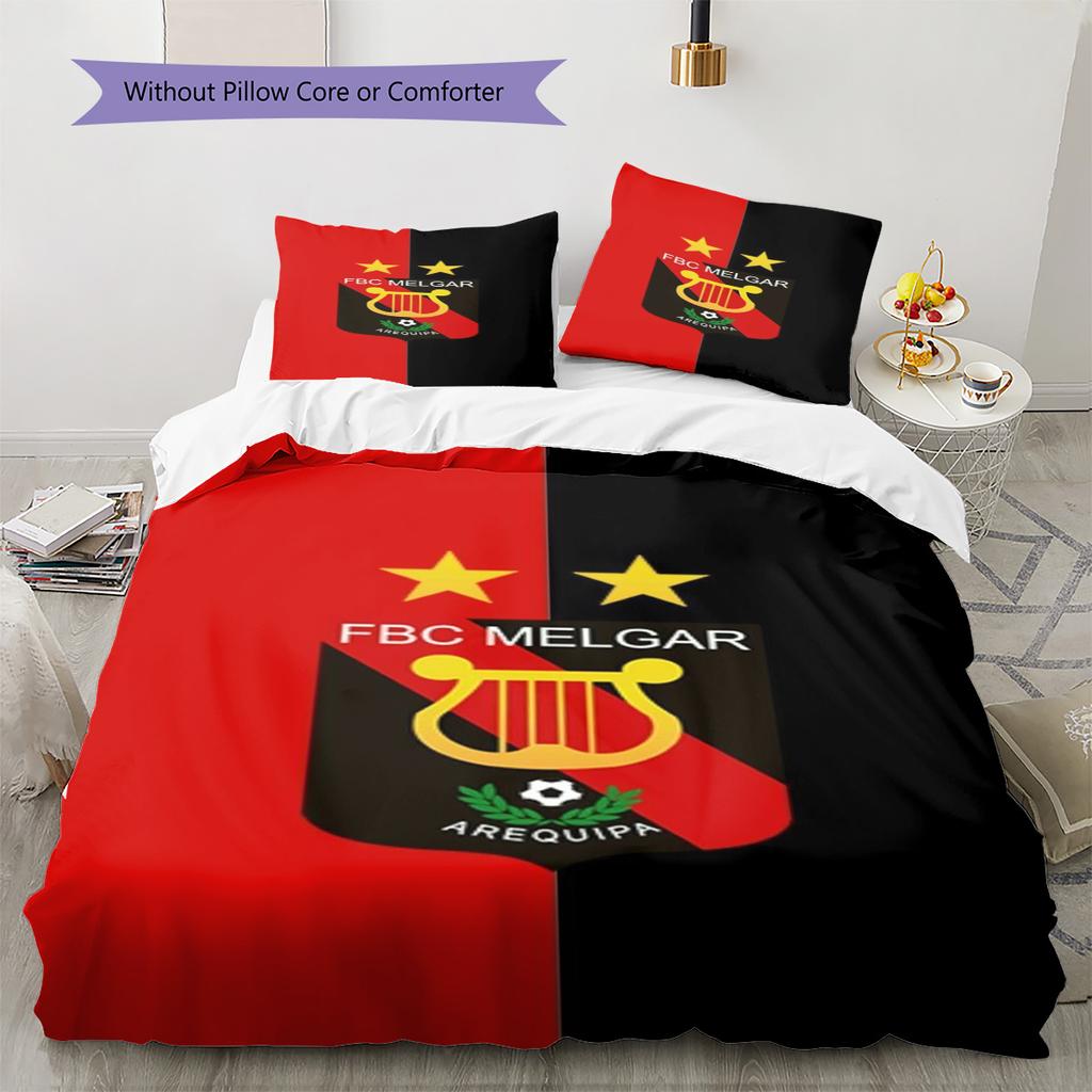 FBC MELGAR Pattern Bedding Set Quilt Cover Pillowcase Home Decor Gift (1 * duvet cover + 2 * pillowcase, without core)