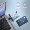 AXAGON Foldable Pocket USB-A Contact Smart/ID Card Reader | CRE-SMPA