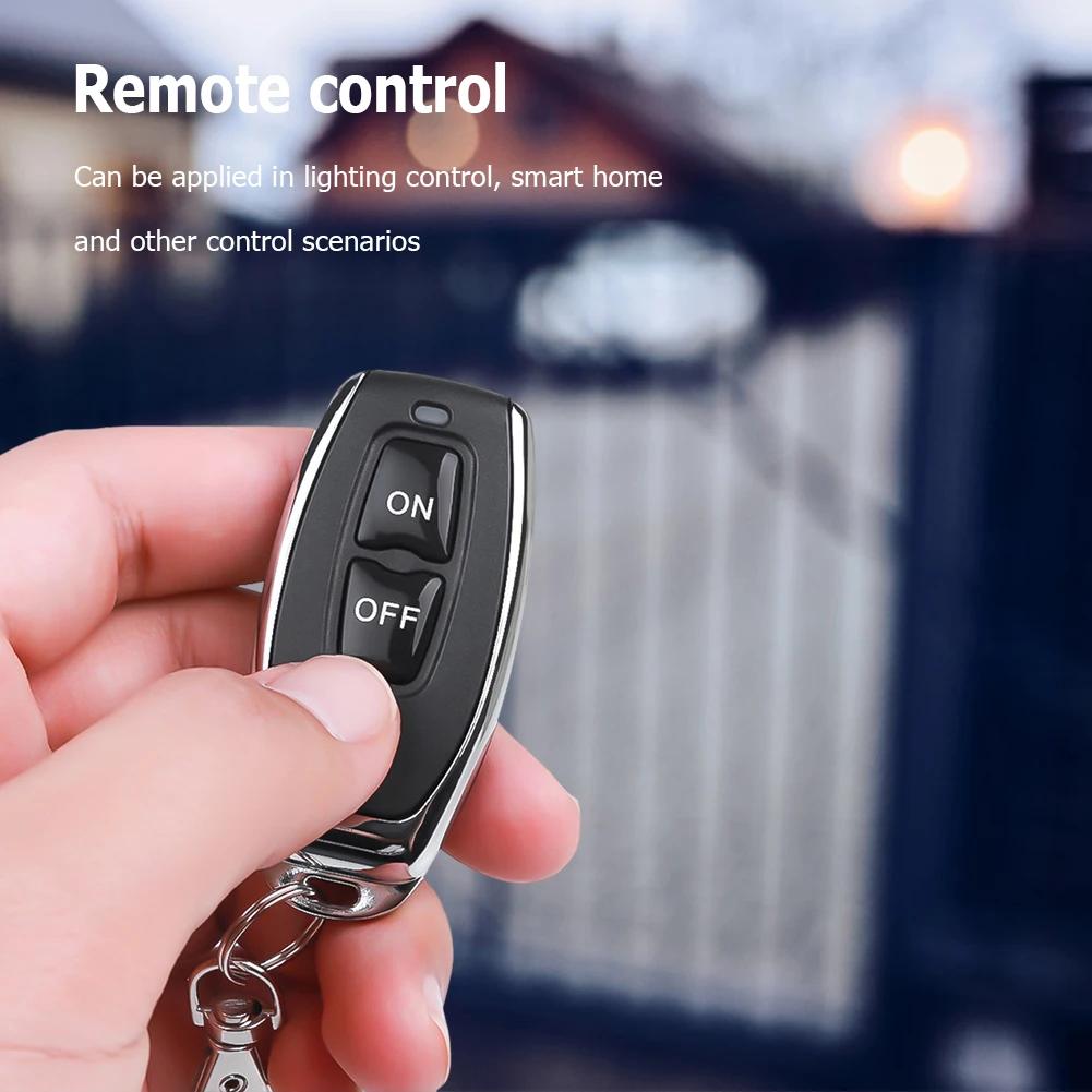 High Current Wireless Control Relay 60V-280V Relay RF Switch 4 Working Modes 433Mhz 50m Relay Receiver for Household Appliances